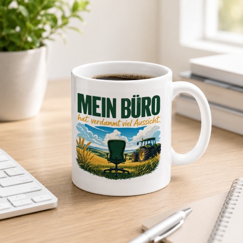 Tasse »Mein Büro hat verdammt viel...