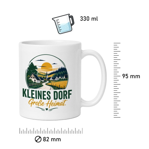 Tasse »Kleines Dorf Große Heimat«