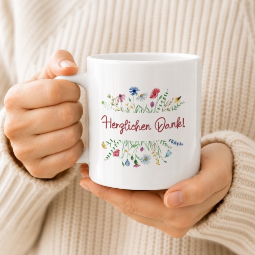 Tasse »Herzlichen Dank«