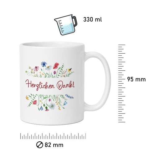 Tasse »Herzlichen Dank«
