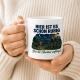 Tasse »Hier ist es schön ruhig Bis der Nachbar anfängt.«