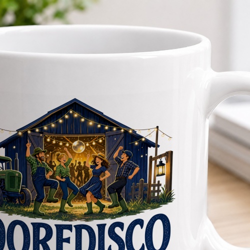 Tasse »Dorfdisco Wo Gummistiefel als Ausgehschuhe gelten.«