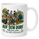 Tasse »Auf dem Dorf hilft jeder jedem.«