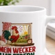 Tasse »Mein Wecker hat Federn und keine Schlummertaste.«