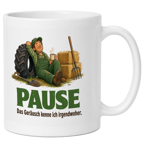 Tasse »Pause Das Geräusch kenne ich...