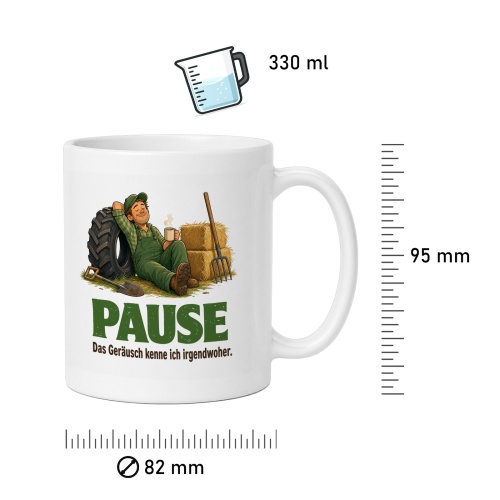 Tasse »Pause Das Geräusch kenne ich irgendwoher.«