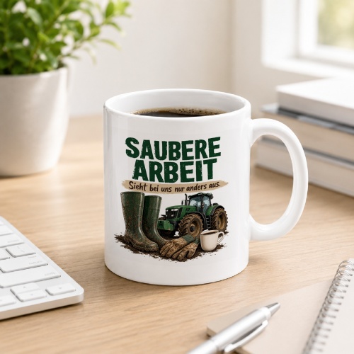 Tasse »Saubere Arbeit Sieht bei uns nur anders...