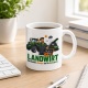 Tasse »Landwirt Mechaniker, Manager und Wetterexperte.«