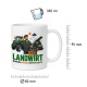 Tasse »Landwirt Mechaniker, Manager und Wetterexperte.«