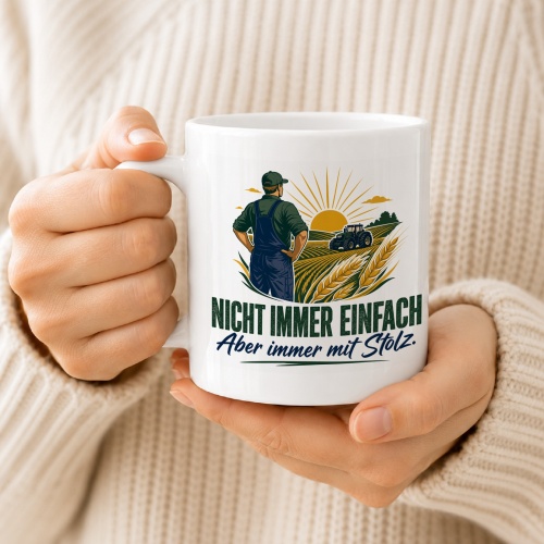 Tasse »Nicht immer einfach Aber immer mit Stolz«