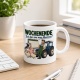 Tasse »Wochenende Ist das eine neue Maschine?«