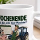 Tasse »Wochenende Ist das eine neue Maschine?«
