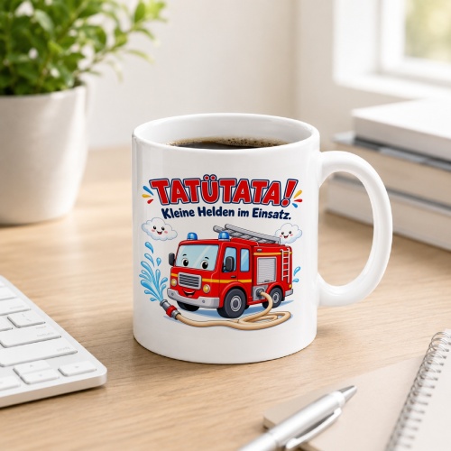 Tasse »Tatütata! Kleine Helden im Einsatz.«