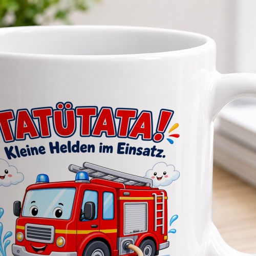 Tasse »Tatütata! Kleine Helden im Einsatz.«