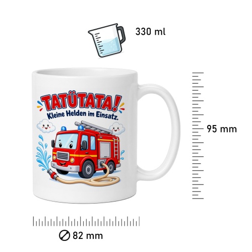 Tasse »Tatütata! Kleine Helden im Einsatz.«