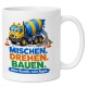 Tasse »Mischen. Drehen. Bauen.«