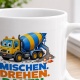Tasse »Mischen. Drehen. Bauen.«