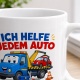 Tasse »Ich helfe jedem Auto Abschleppen kann ich.«