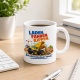 Tasse »Laden. Fahren. Kippen. Baustellenabenteuer voraus!«
