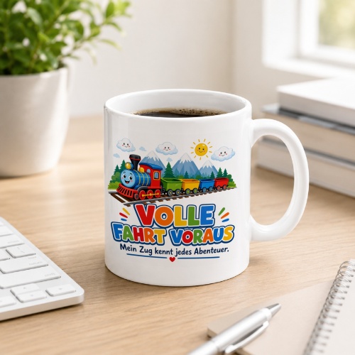 Tasse »Volle Fahrt voraus Mein Zug kennt jedes...