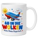 Tasse »Ab in die Wolken Kleine Piloten fliegen hoch.«