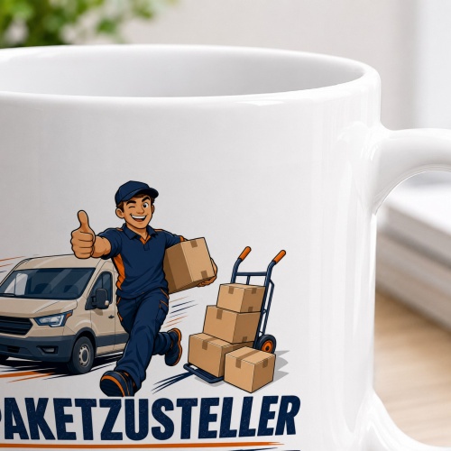 Tasse »Paketzusteller Ich bringe Freude. Und manchmal Rechnungen.«