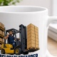 Tasse »Gabelstaplerfahrer Hochstapeln gehört zum Beruf.«