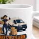 Tasse »Paketzustellerin«
