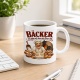 Tasse »Bäcker Ich stehe auf, bevor der Teig es tut.«