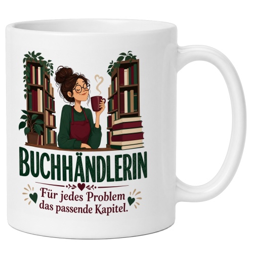Tasse »Buchhändlerin«