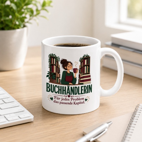 Tasse »Buchhändlerin«