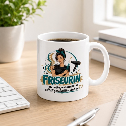 Tasse »Friseurin«