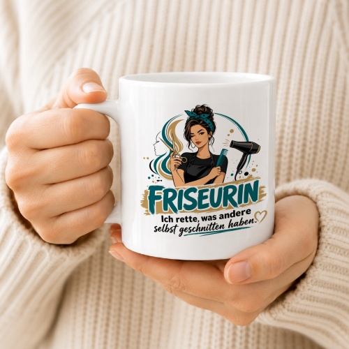 Tasse »Friseurin«