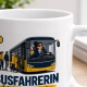 Tasse »Busfahrerin Ich bringe alle weiter. Auch montags.«