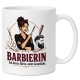 Tasse »Barbierin Ich kürze Bärte, nicht Gespräche.«