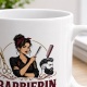 Tasse »Barbierin Ich kürze Bärte, nicht Gespräche.«