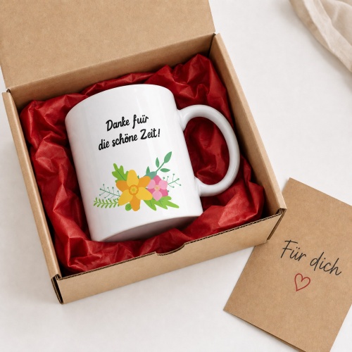 Tasse »Danke für die schöne Zeit!«