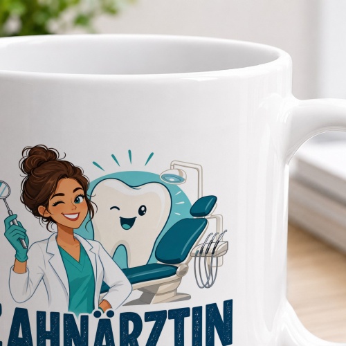 Tasse »Zahnärztin Ich bohre nach. Beruflich.«