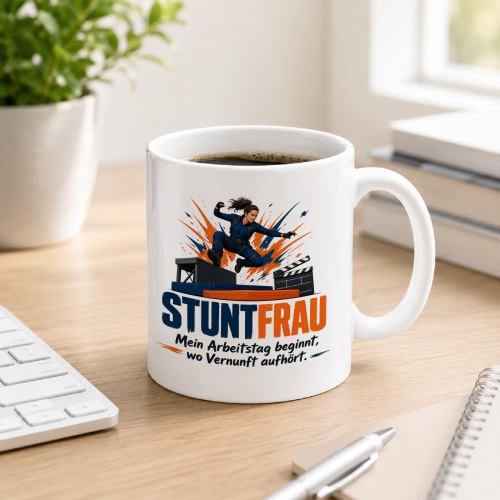 Tasse »Stuntfrau«