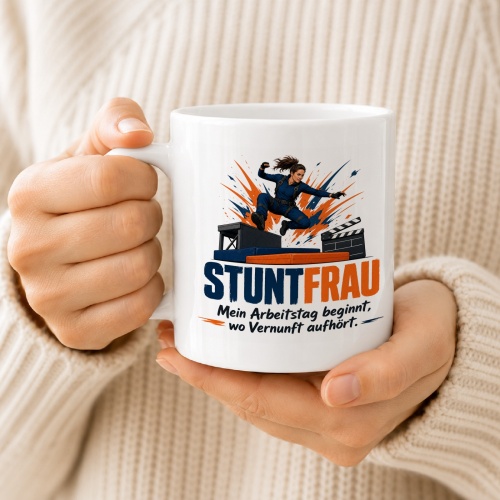 Tasse »Stuntfrau«