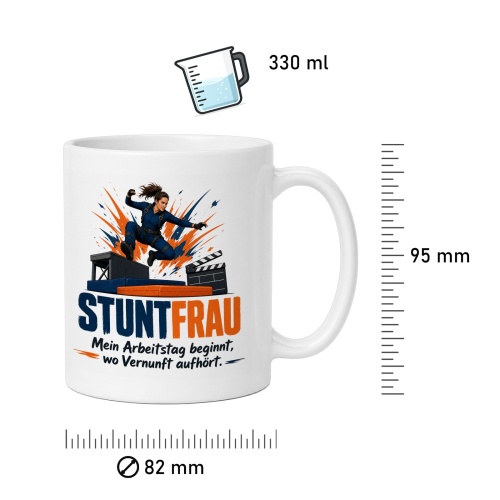 Tasse »Stuntfrau«