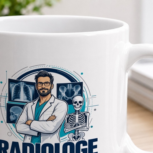 Tasse »Radiologe Ich durchschaue jeden.«