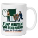 Tasse »Fünf Minuten vor Feierabend beginnt der Großeinkauf«