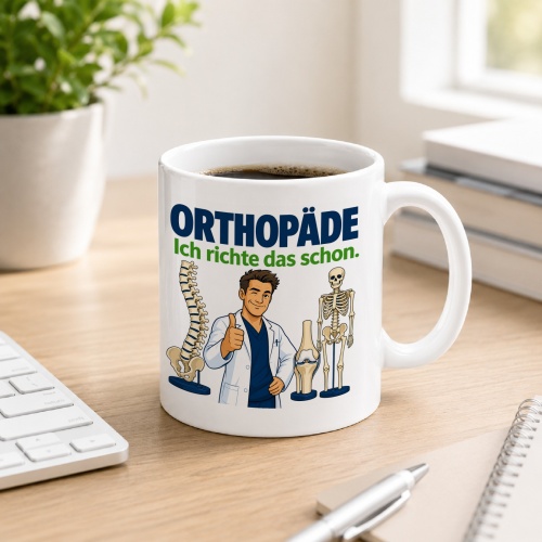 Tasse »Orthopäde Ich richte das schon.«