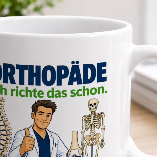 Tasse »Orthopäde Ich richte das schon.«