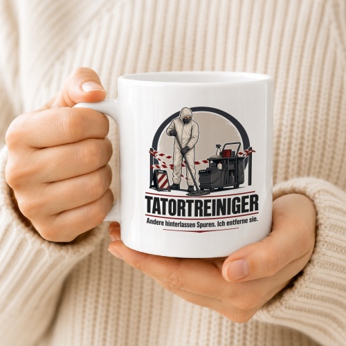 Tasse »Tatortreiniger«