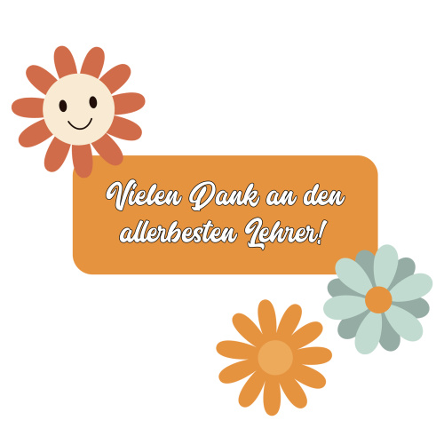 Tasse »Vielen Dank an den allerbesten Lehrer!«