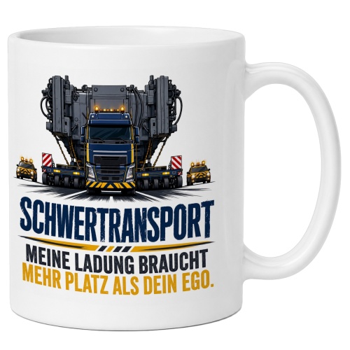 Tasse »Schwertransport«