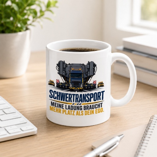 Tasse »Schwertransport«