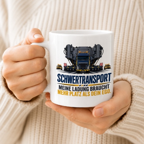 Tasse »Schwertransport«